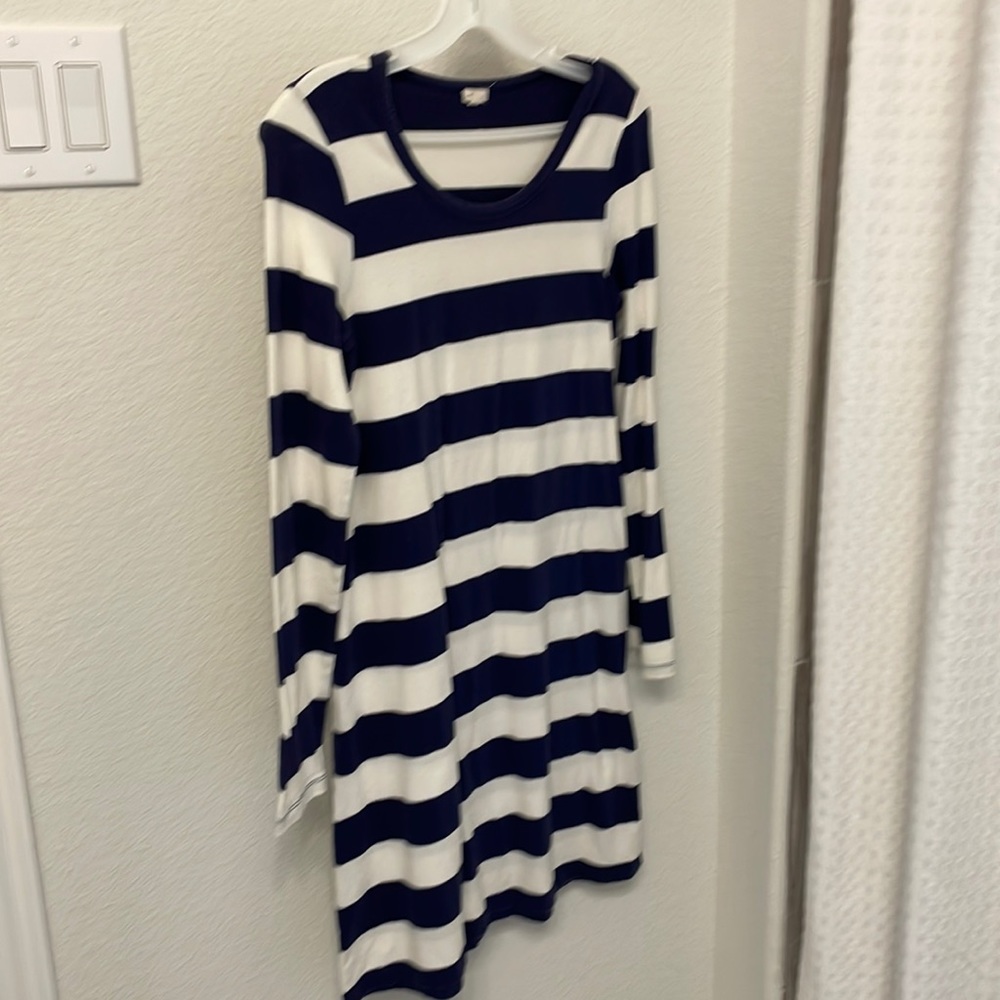 J crew long sleeve dress